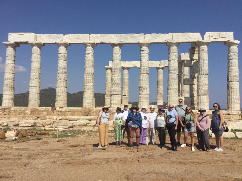 TAG Con Greece 2023 Group Photo Temple of Poseidon Sounion
